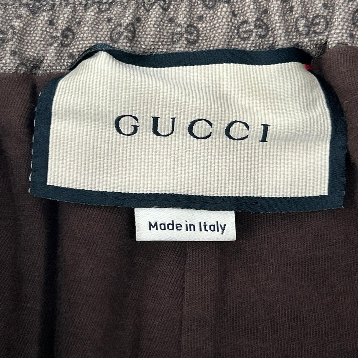 GUCCI GG Monogram Polyester Shorts Brown Size M