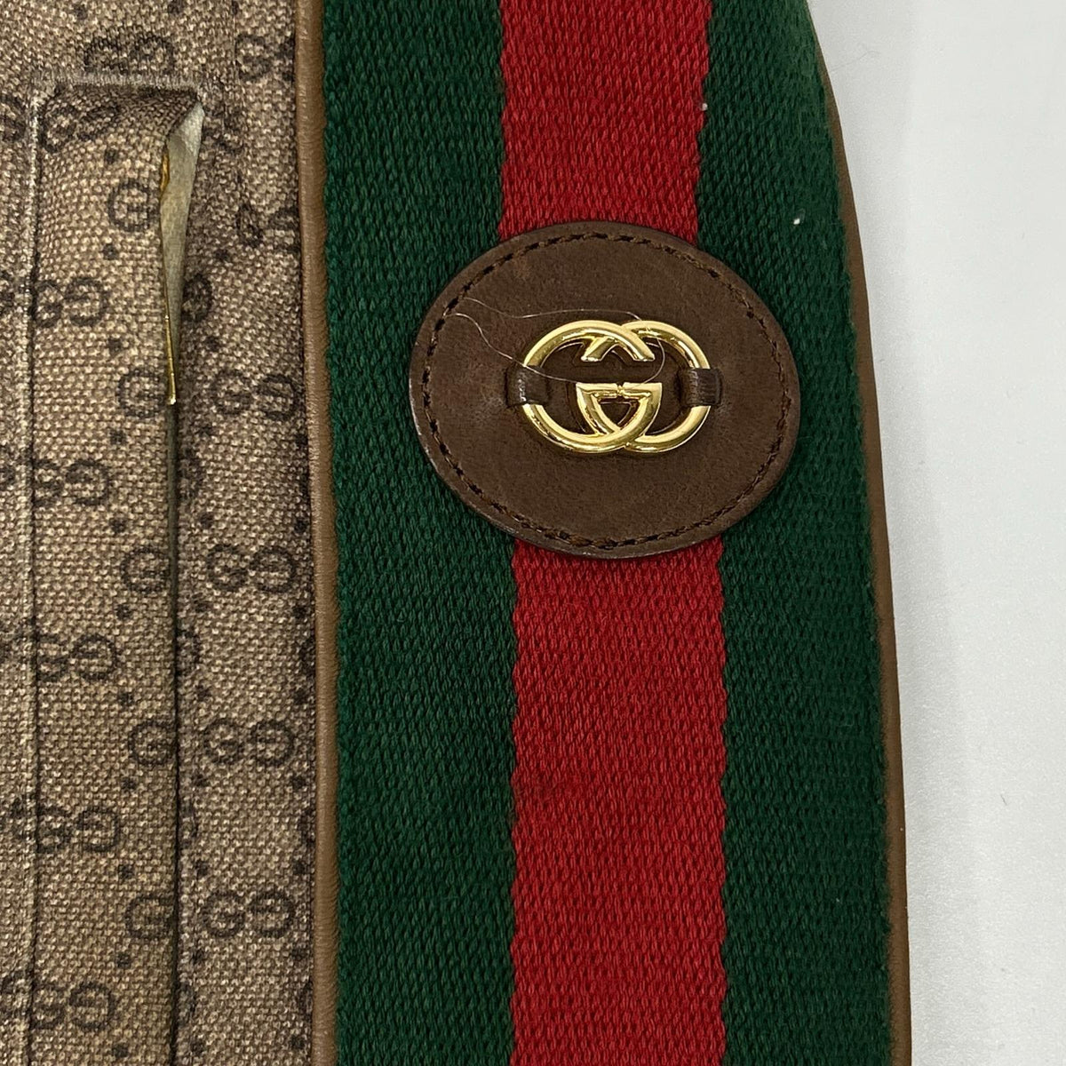 GUCCI GG Monogram Polyester Shorts Brown Size M