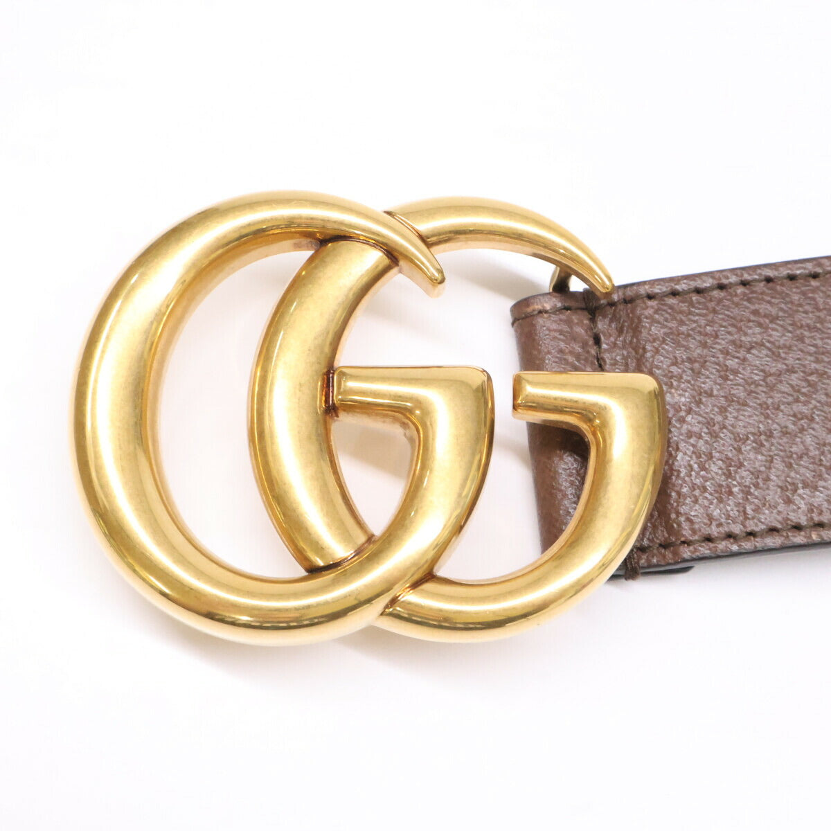 GUCCI x adidas GG Trefoil Logo Leather Belt Size ONE SIZE