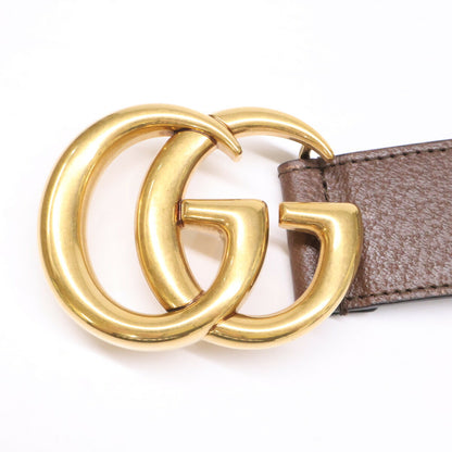 GUCCI x adidas GG Trefoil Logo Leather Belt Size ONE SIZE