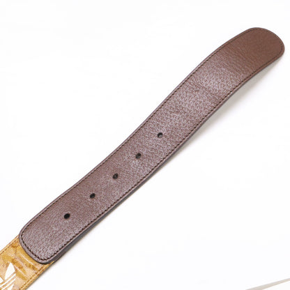 GUCCI x adidas GG Trefoil Logo Leather Belt Size ONE SIZE