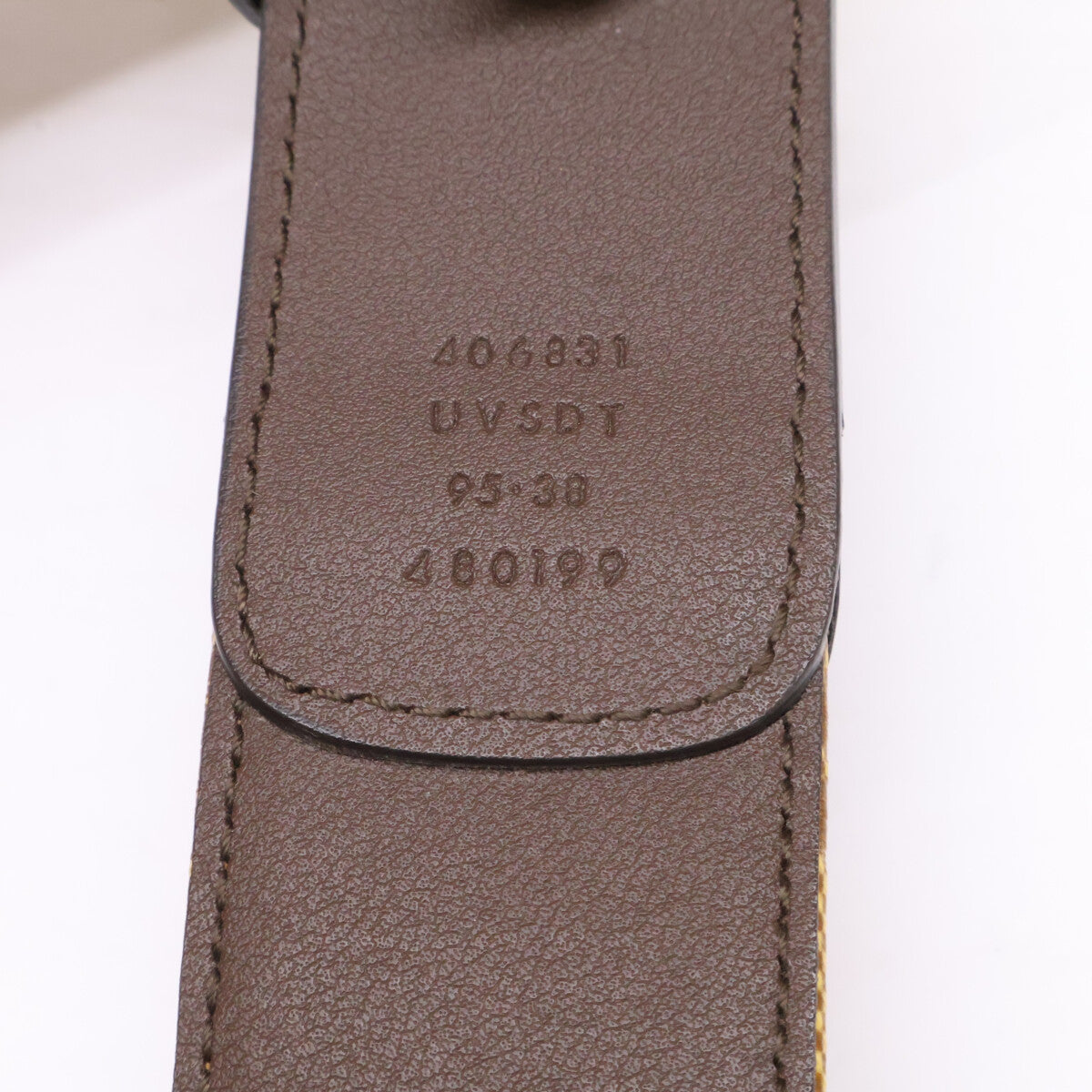 GUCCI x adidas GG Trefoil Logo Leather Belt Size ONE SIZE