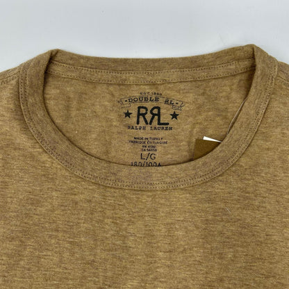 RRL Cotton SS T-Shirt Brown