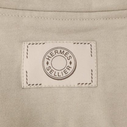 HERMES H800742E Sellier Button Zip Up Hoodie Gray Size XL