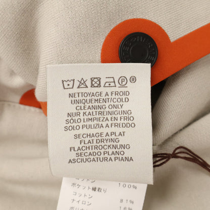 HERMES H800742E Sellier Button Zip Up Hoodie Gray Size XL