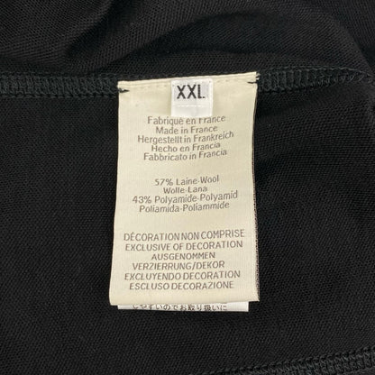 HERMES Black Wool Training T-Shirt Size XXL