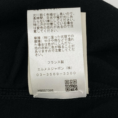 HERMES Black Wool Training T-Shirt Size XXL