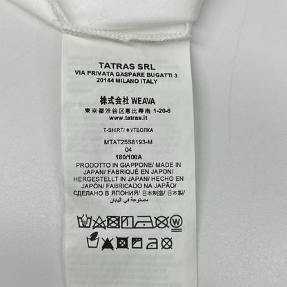 TATRAS NUNKI Short Sleeve Cotton T-Shirt White Size 04
