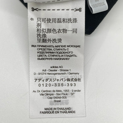 Y-3 Black Three-Stripe Cotton Long Sleeve T-Shirt Size M