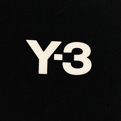 Y-3 Black Three-Stripe Cotton Long Sleeve T-Shirt Size M