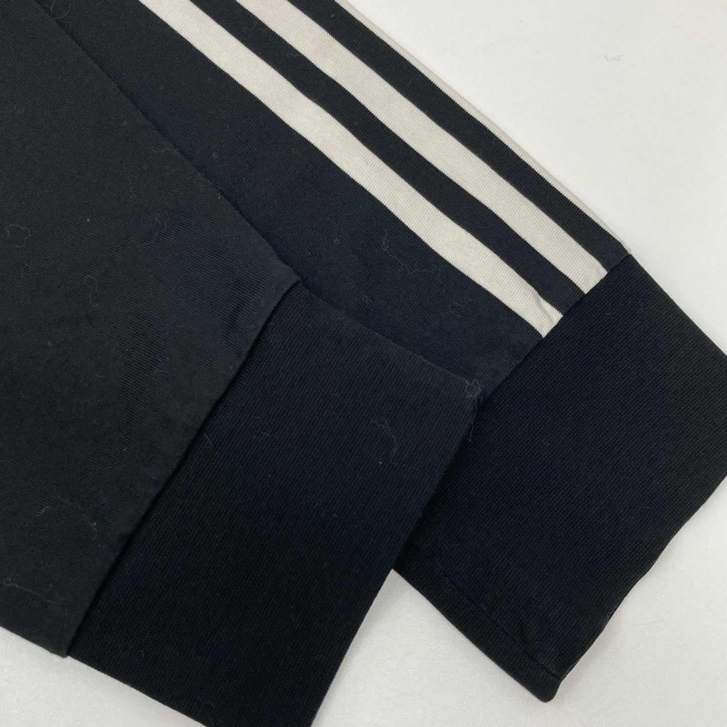 Y-3 Black Three-Stripe Cotton Long Sleeve T-Shirt Size M