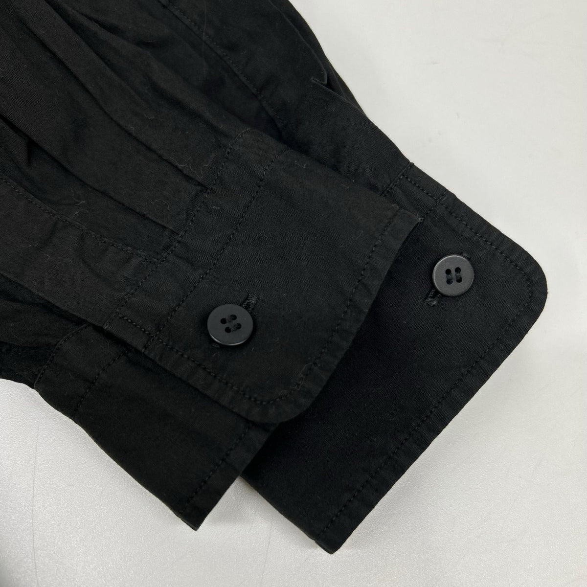 ISSEY MIYAKE MEN 12AW Black Yellow Dyed Shirt Size 3