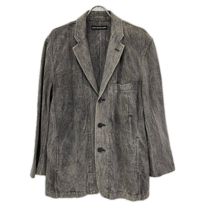 ISSEY MIYAKE MEN 14AW Linen Garment Dyed Jacket Gray Size 3