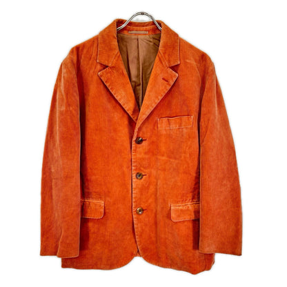 ISSEY MIYAKE MEN 17AW Orange Cotton Knit Cardigan Jacket Size 2