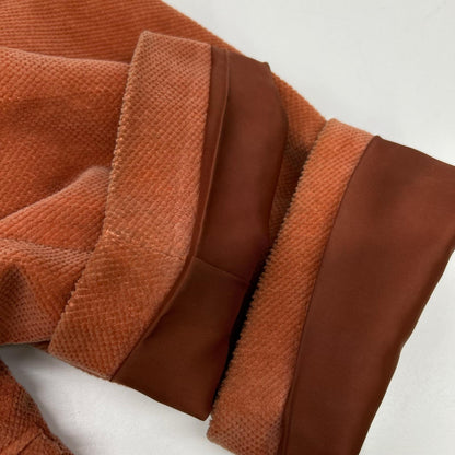 ISSEY MIYAKE MEN 17AW Orange Cotton Knit Cardigan Jacket Size 2