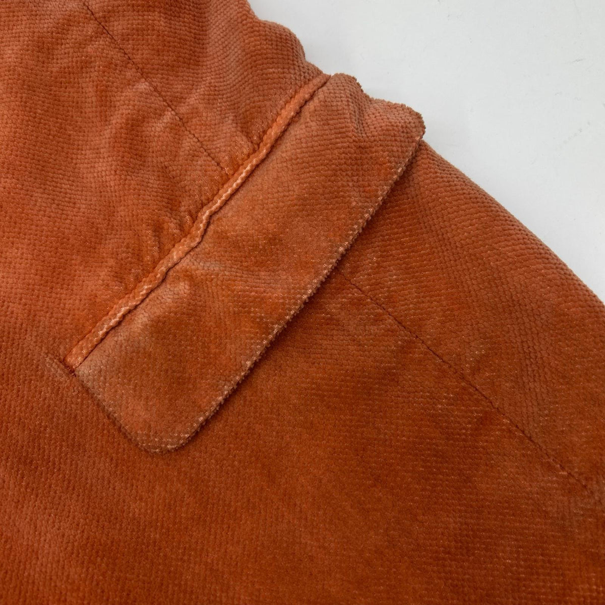 ISSEY MIYAKE MEN 17AW Orange Cotton Knit Cardigan Jacket Size 2