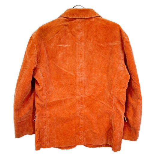 ISSEY MIYAKE MEN 17AW Orange Cotton Knit Cardigan Jacket Size 2
