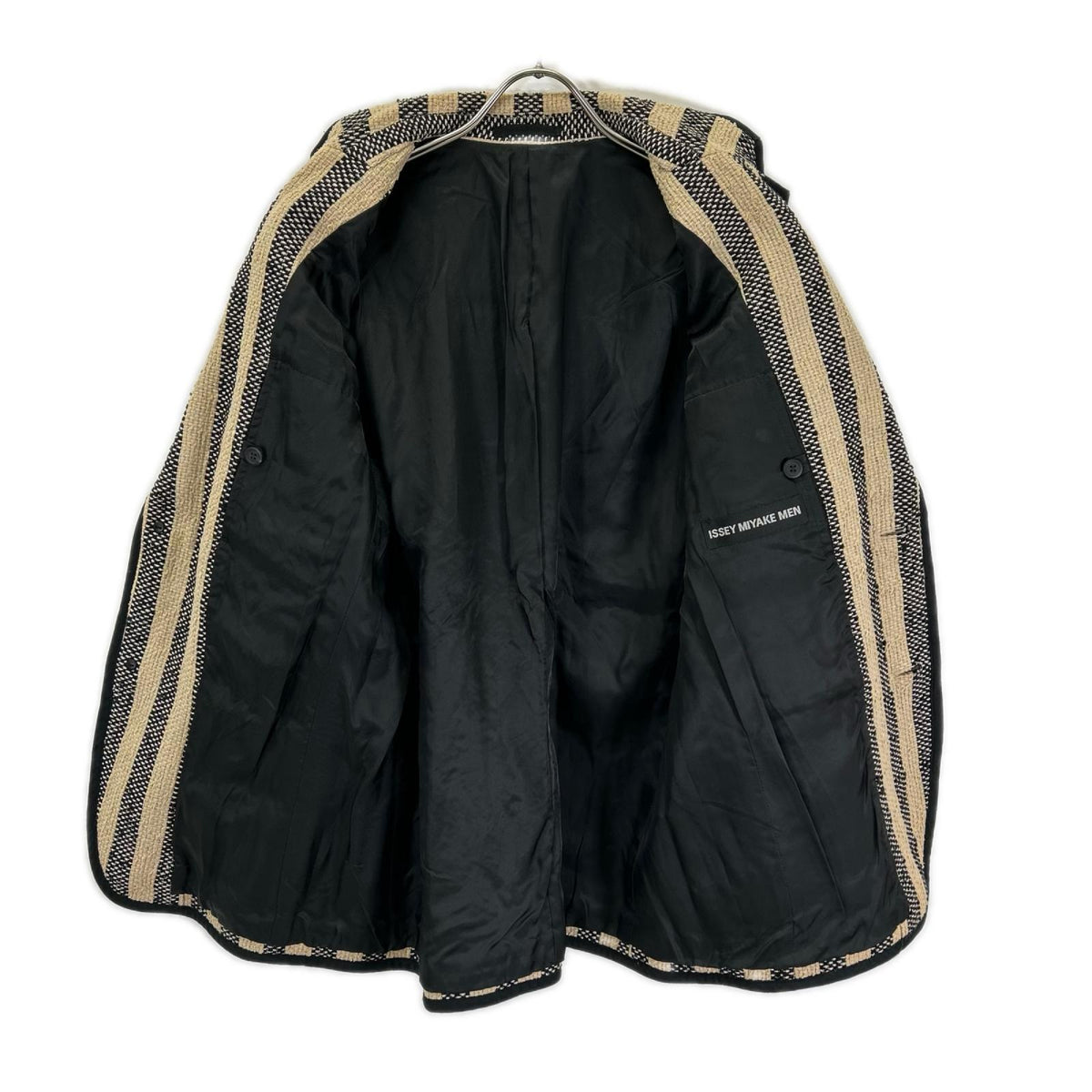 SS ME x ISSEY MIYAKE MEN 19SS Sakiori Striped 2B Blazer Size 2