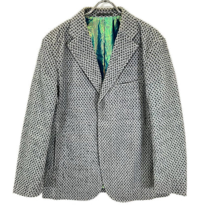 ISSEY MIYAKE MEN 14AW Gray Wool Tailored Blazer Size 3