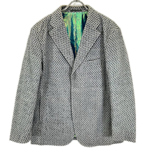 ISSEY MIYAKE MEN 14AW Gray Wool Tailored Blazer Size 3