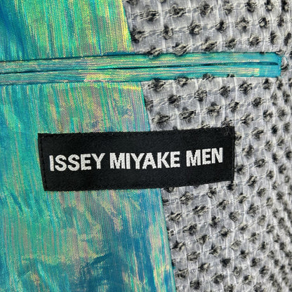 ISSEY MIYAKE MEN 14AW Gray Wool Tailored Blazer Size 3