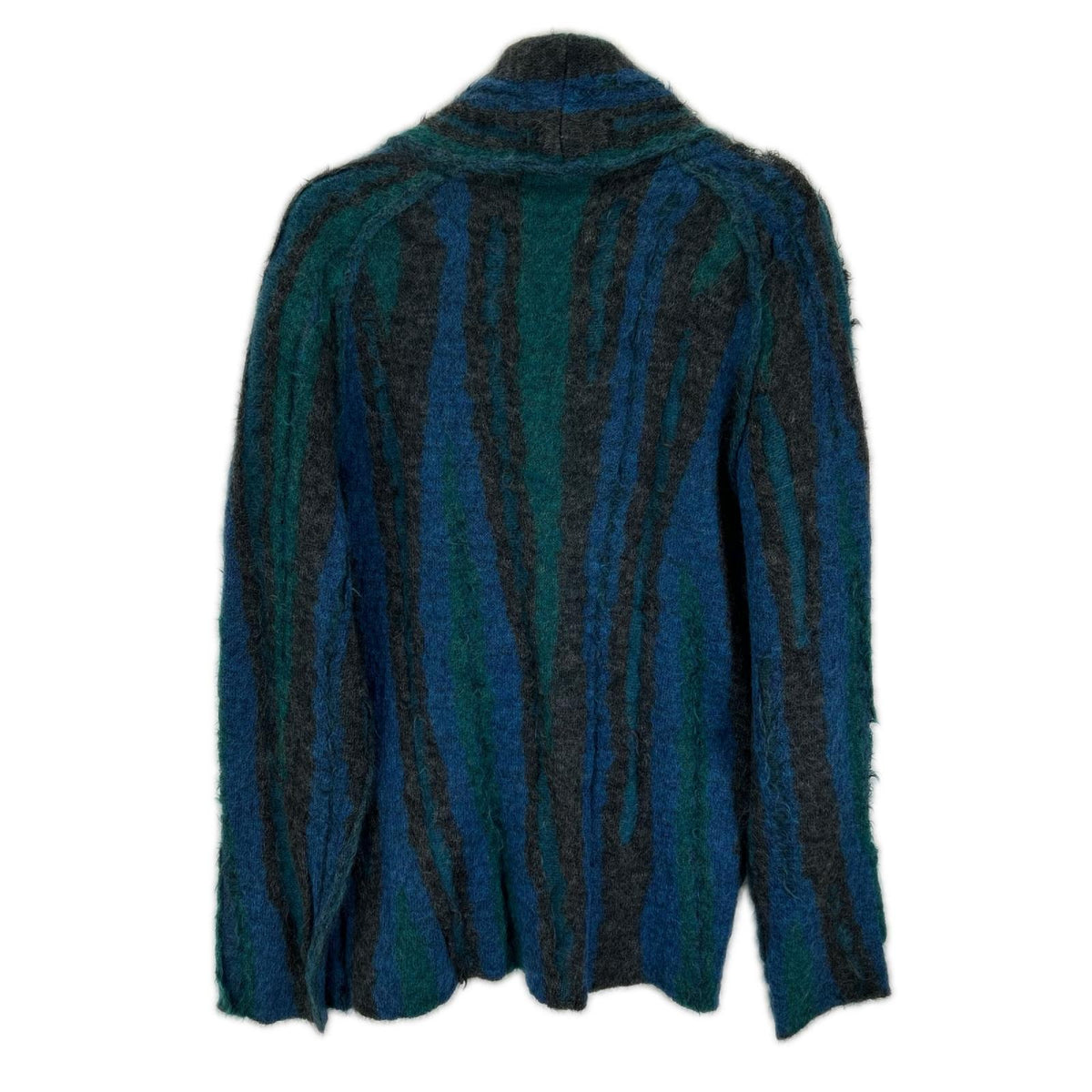 ISSEY MIYAKE MEN 14AW Mohair Cardigan Blue Size 1