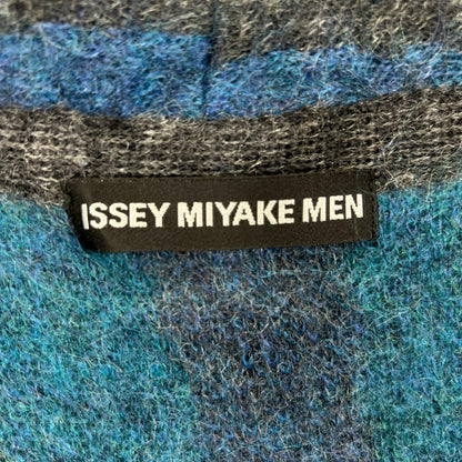 ISSEY MIYAKE MEN 14AW Mohair Cardigan Blue Size 1