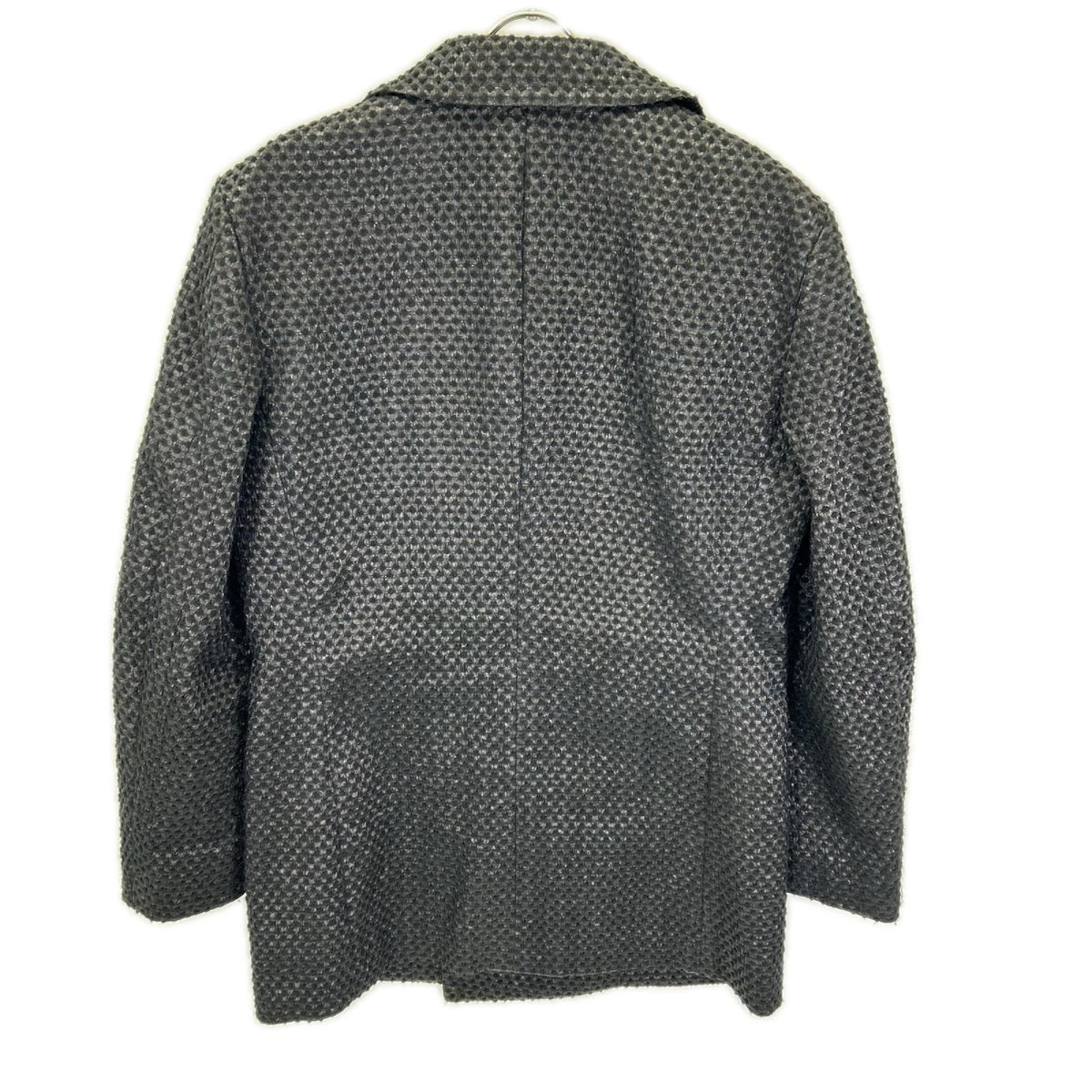 ISSEY MIYAKE MEN 14AW Geometric Wool Pea Coat Size 3