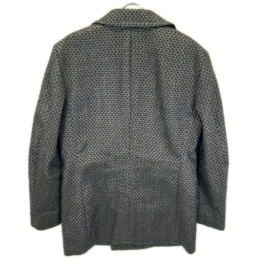 ISSEY MIYAKE MEN 14AW Geometric Wool Pea Coat Size 3