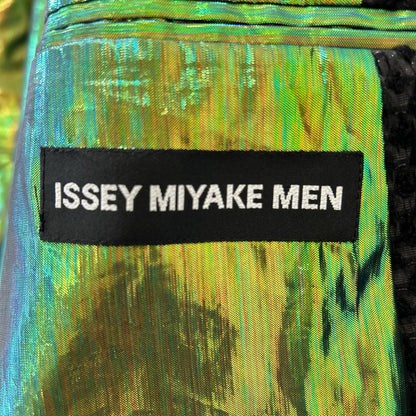 ISSEY MIYAKE MEN 14AW Geometric Wool Pea Coat Size 3