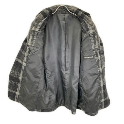 ISSEY MIYAKE 11AW Wool Shawl Collar Coat Black Size 2