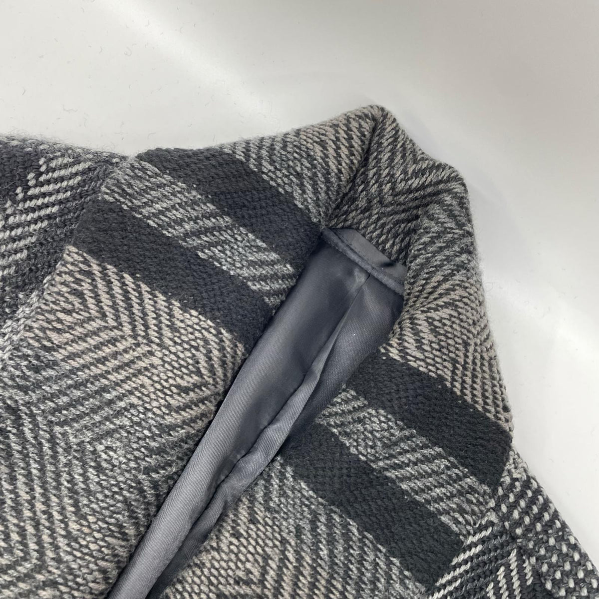 ISSEY MIYAKE 11AW Wool Shawl Collar Coat Black Size 2