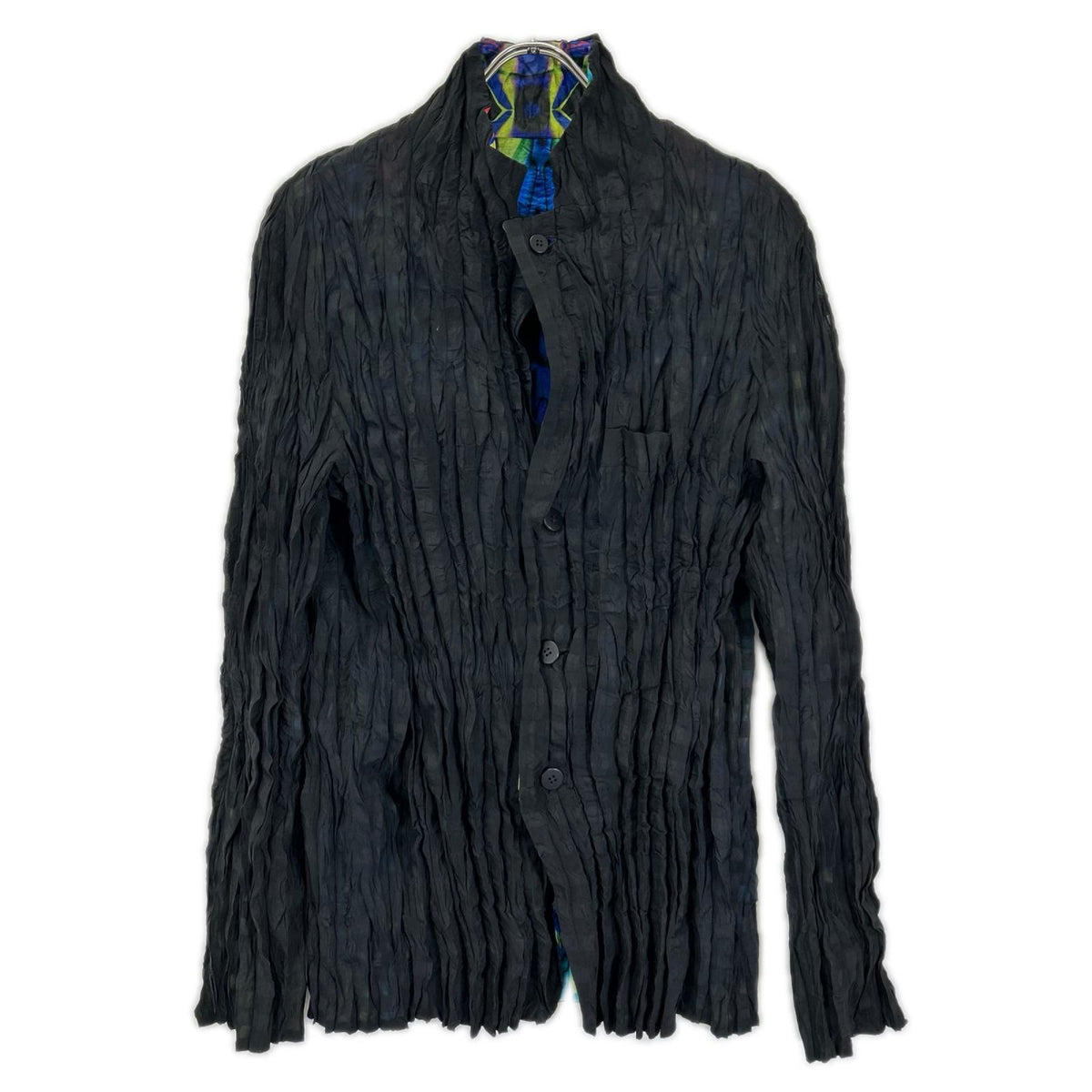 AW ME x ISSEY MIYAKE MEN 14AW Crinkle Reversible Jacket Multi Size 3