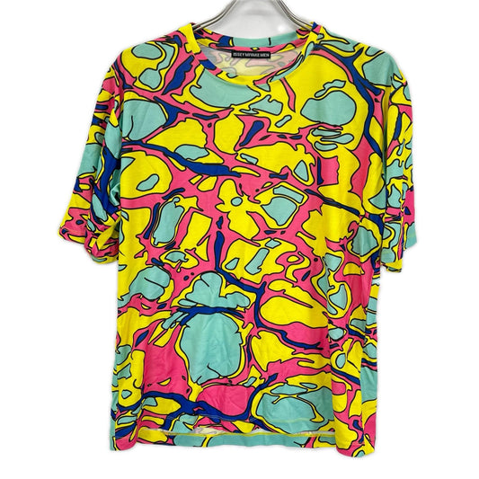 ISSEY MIYAKE MEN 15SS Multi Graphic T-Shirt Size 3