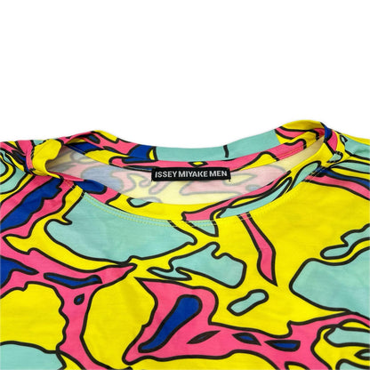 ISSEY MIYAKE MEN 15SS Multi Graphic T-Shirt Size 3