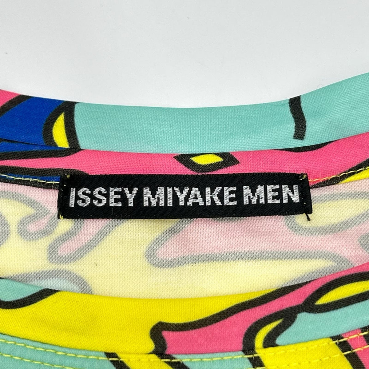 ISSEY MIYAKE MEN 15SS Multi Graphic T-Shirt Size 3