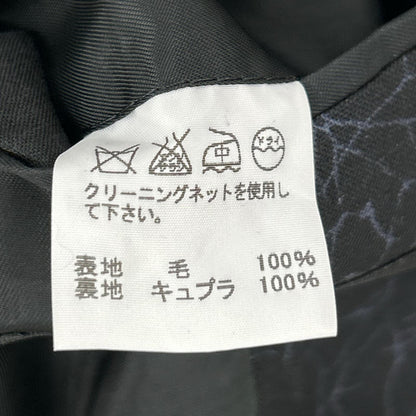 ISSEY MIYAKE MEN 14AW Crack Pattern Wool Blazer Black Size 3