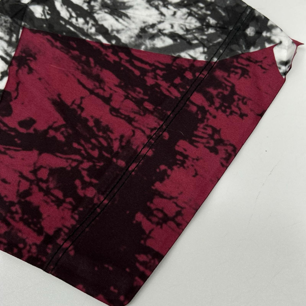SS ME x ISSEY MIYAKE MEN 14SS Wrinkle T-Shirt Red/Gray Size 3