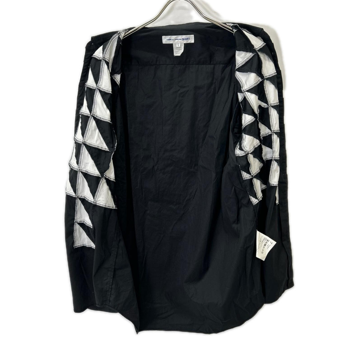 COMMEdesGARCONS SHIRT FG-B041 Shirt Black/White Size L