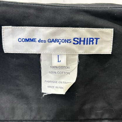 COMMEdesGARCONS SHIRT FG-B041 Shirt Black/White Size L