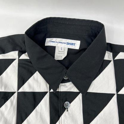 COMMEdesGARCONS SHIRT FG-B041 Shirt Black/White Size L