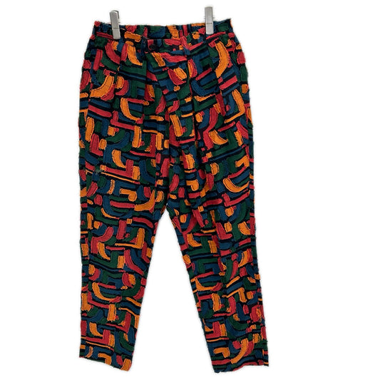 ISSEY MIYAKE MEN 16AW Multi Jacquard Cotton Pants Size 1