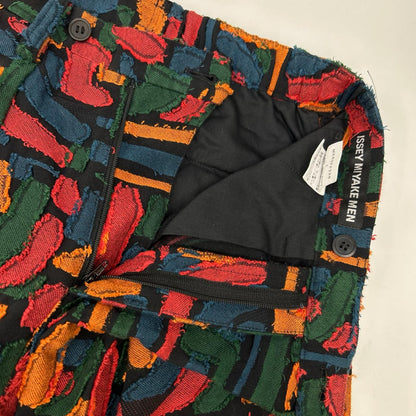 ISSEY MIYAKE MEN 16AW Multi Jacquard Cotton Pants Size 1