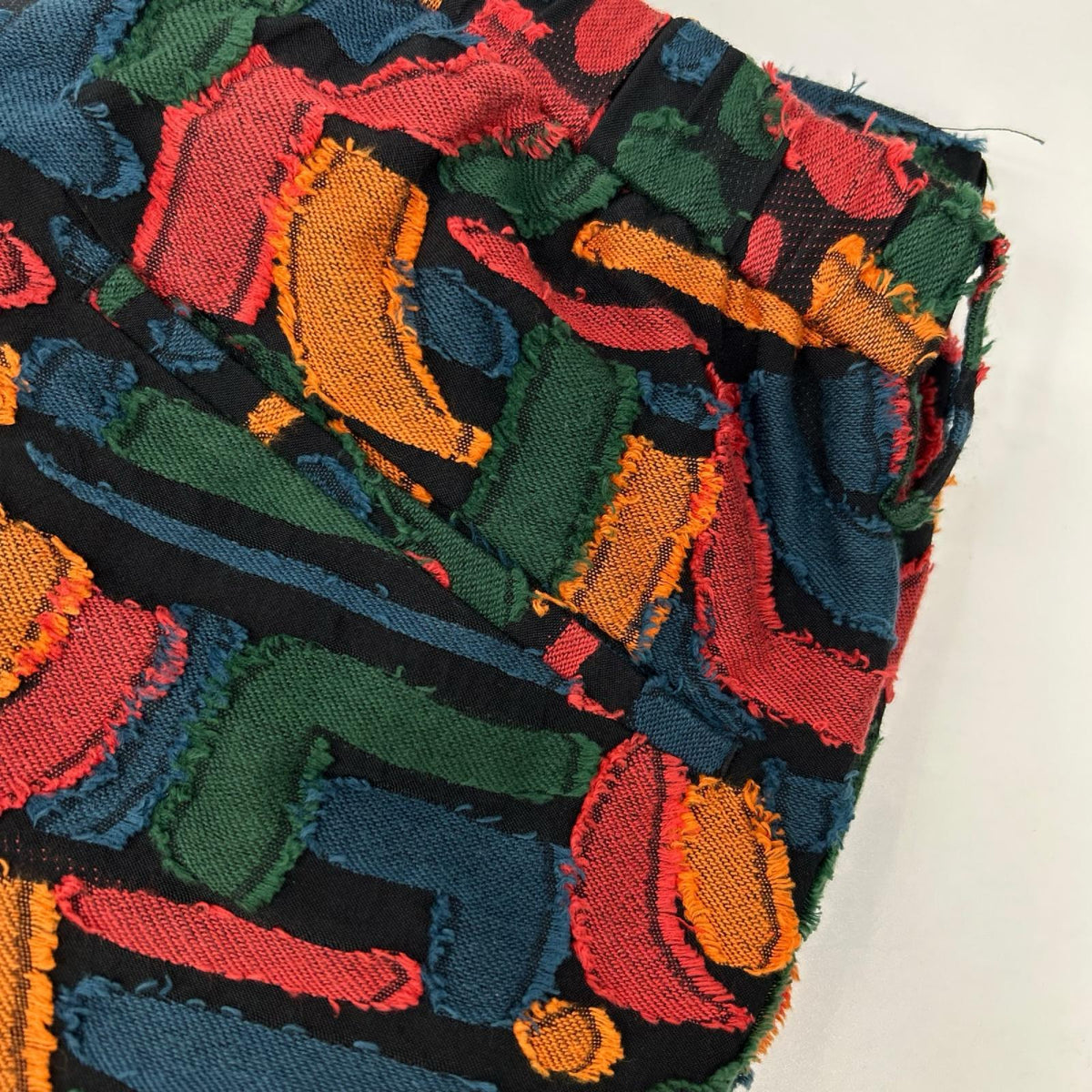 ISSEY MIYAKE MEN 16AW Multi Jacquard Cotton Pants Size 1