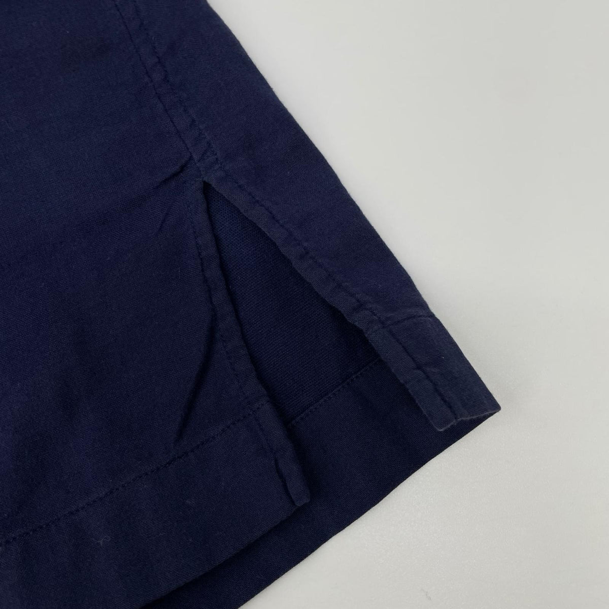 ISSEY MIYAKE MEN ME61FJ013 Band Collar Shirt Navy Size 3