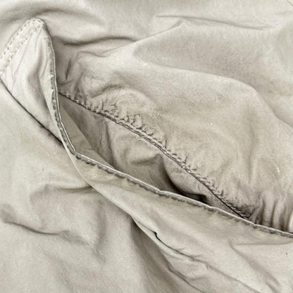 ISSEY MIYAKE MEN 12SS Beige Polyester Balmacaan Coat Size 2