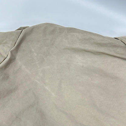ISSEY MIYAKE MEN 12SS Beige Polyester Balmacaan Coat Size 2