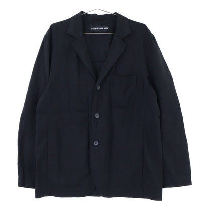 ISSEY MIYAKE MEN 12AW Linen Wrinkled Tailored Blazer Size 3