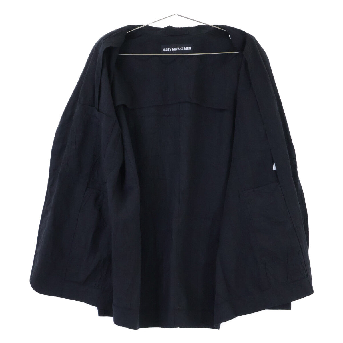 ISSEY MIYAKE MEN 12AW Linen Wrinkled Tailored Blazer Size 3