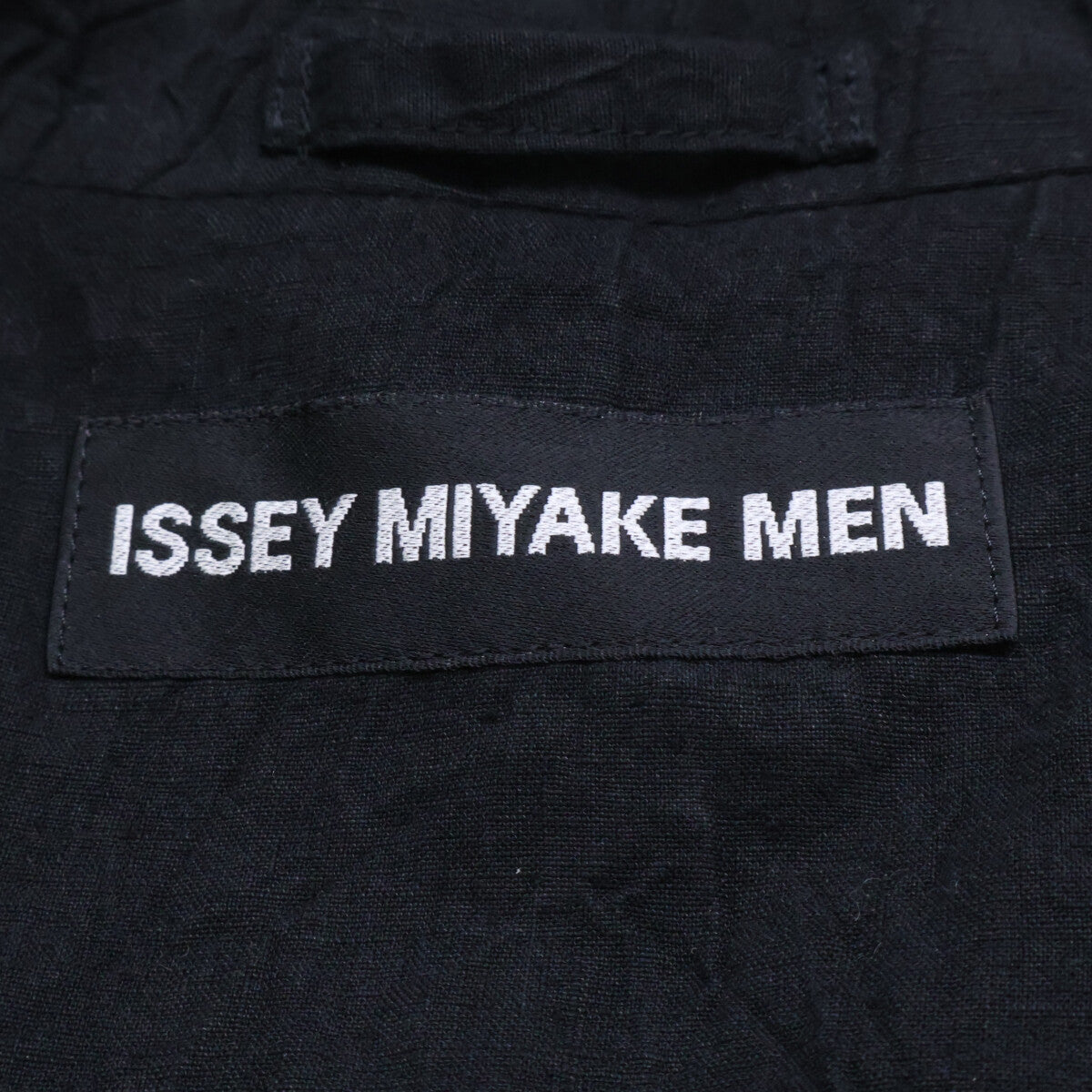 ISSEY MIYAKE MEN 12AW Linen Wrinkled Tailored Blazer Size 3